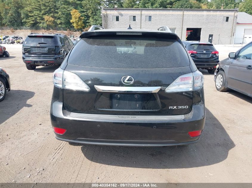 2012 Lexus Rx 350 VIN: 2T2BK1BA3CC133470 Lot: 40354162