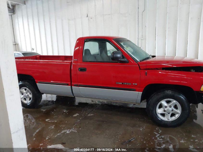 1B7HC16Y7XS265123 1999 Dodge Ram 1500 St