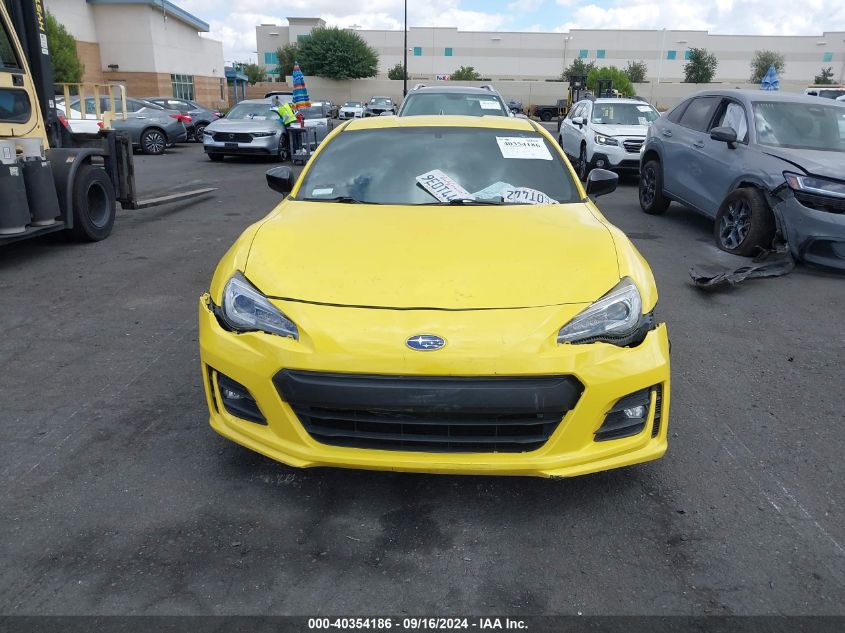 JF1ZCAC11H9601438 2017 Subaru Brz Series. Yellow