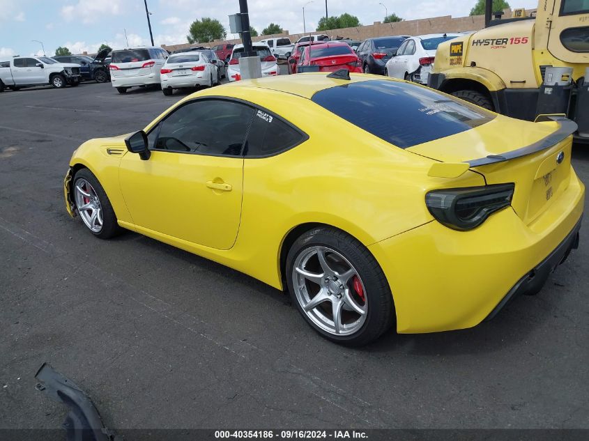 JF1ZCAC11H9601438 2017 Subaru Brz Series. Yellow