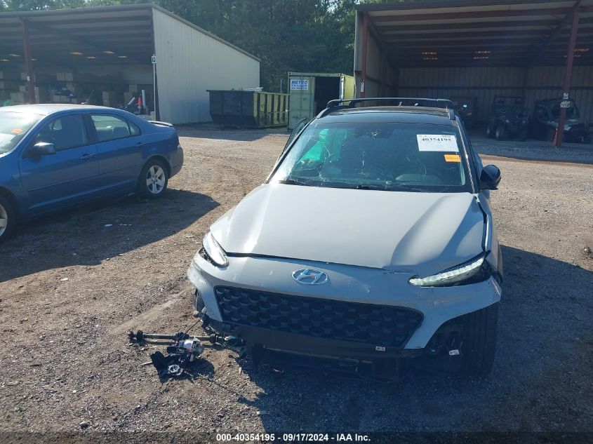 2022 Hyundai Kona Sel VIN: KM8K62AB9NU915881 Lot: 40354195