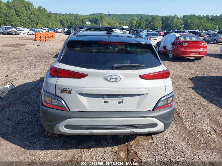 2022 Hyundai Kona Sel VIN: KM8K62AB9NU915881 Lot: 40354195