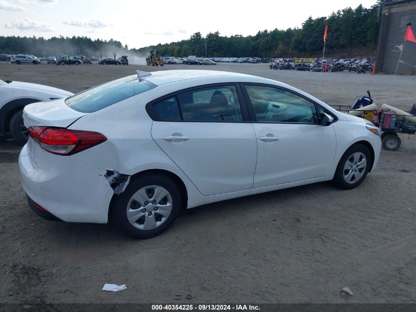 2018 Kia Forte Lx VIN: 3KPFL4A72JE230331 Lot: 40354225