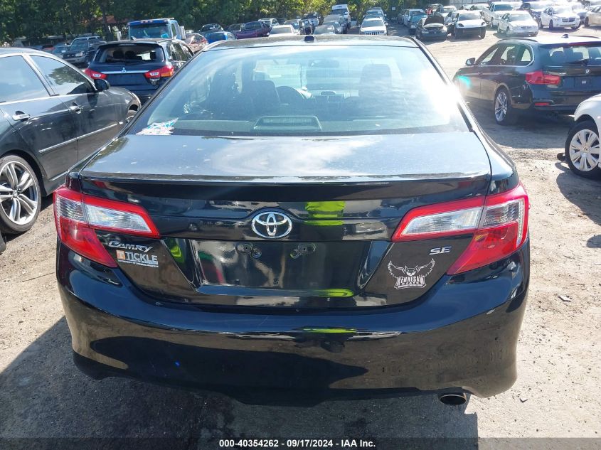 2012 Toyota Camry Se VIN: 4T1BF1FK5CU606554 Lot: 40354262