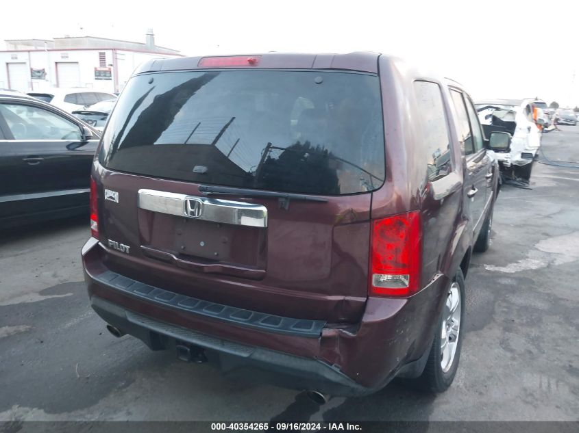 2012 Honda Pilot Ex-L VIN: 5FNYF3H54CB380050 Lot: 40354265