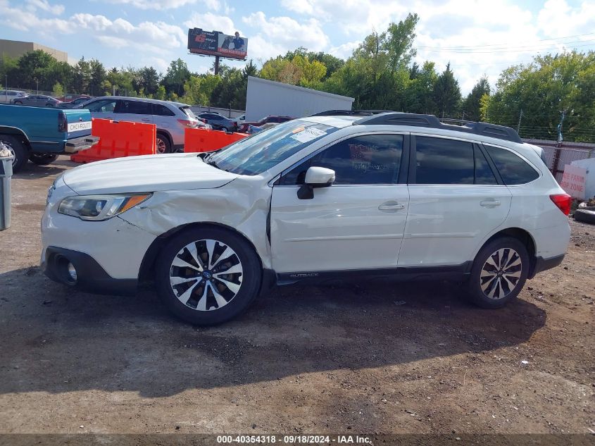 4S4BSBNC8G3273306 2016 Subaru Outback 2.5I Limited