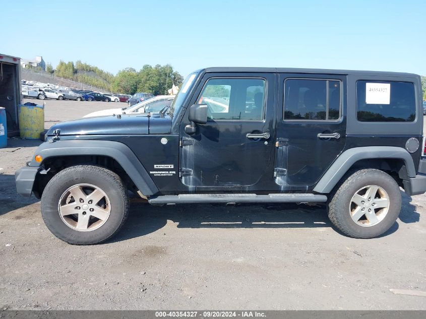 2014 Jeep Wrangler Unlimited Sport VIN: 1C4BJWDG7EL194614 Lot: 40354327