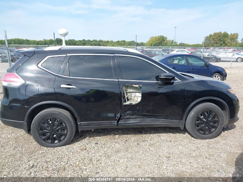 2015 Nissan Rogue S/Sl/Sv VIN: 5N1AT2MT5FC771729 Lot: 40354391