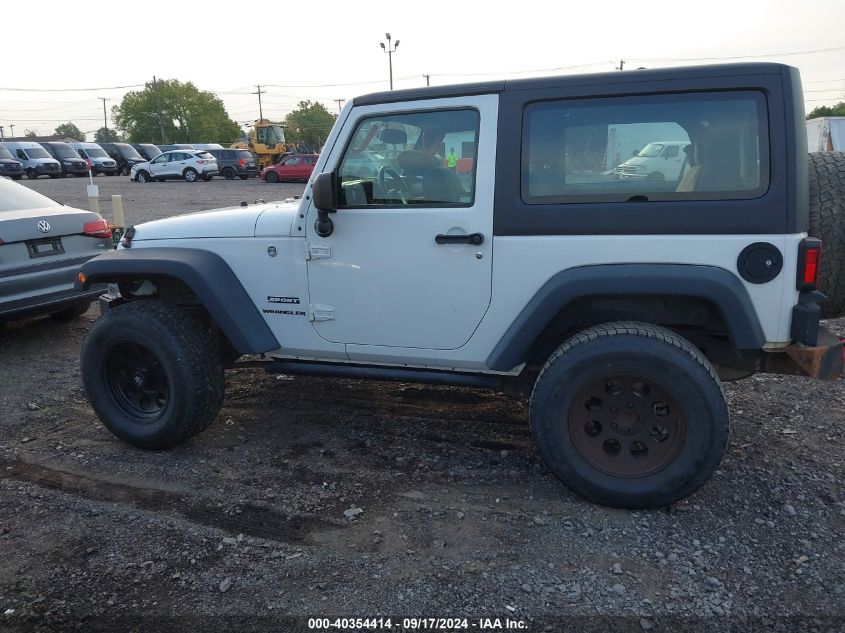 2017 Jeep Wrangler Sport VIN: 1C4AJWAG8HL644386 Lot: 40354414