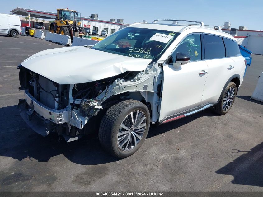 2022 Infiniti Qx60 Sensory Awd VIN: 5N1DL1GS8NC340195 Lot: 40354421