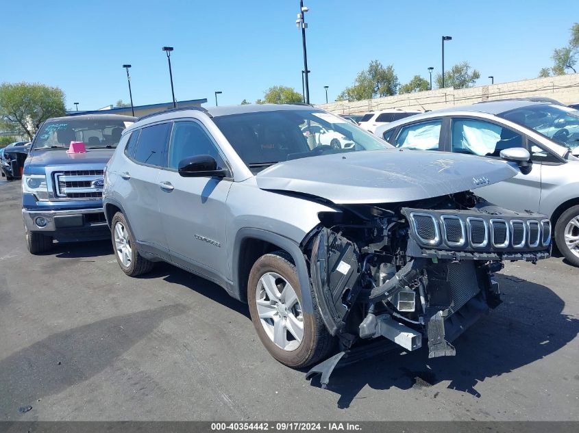 2022 Jeep Compass Latitude Fwd VIN: 3C4NJCBB4NT238172 Lot: 40354442