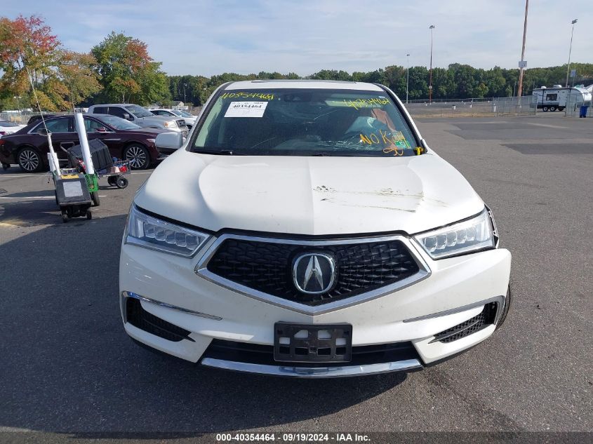 2019 Acura Mdx Tech Pkg VIN: 5J8YD4H53KL006456 Lot: 40354464