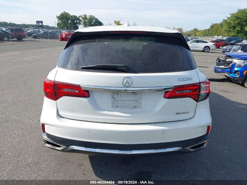 2019 Acura Mdx Tech Pkg VIN: 5J8YD4H53KL006456 Lot: 40354464