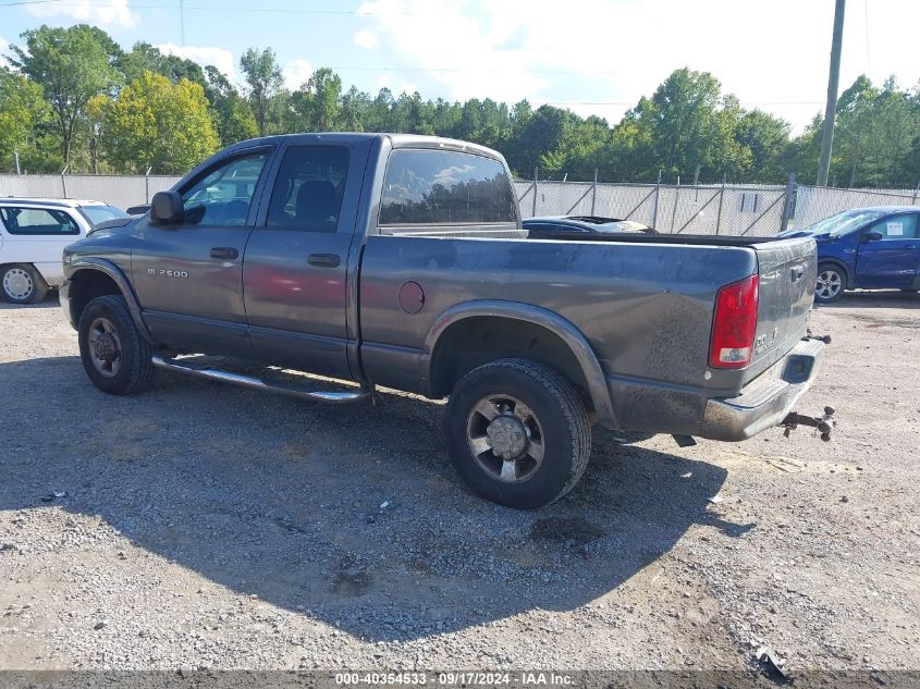 2004 Dodge Ram 2500 Slt/Laramie/St VIN: 3D7KU28D04G177252 Lot: 40354533