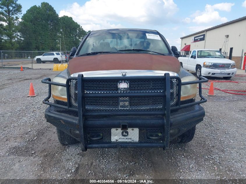 2006 Dodge Ram 2500 Slt/Trx4 Off Road/Sport/Power Wagon VIN: 3D7KS28C16G105105 Lot: 40354556