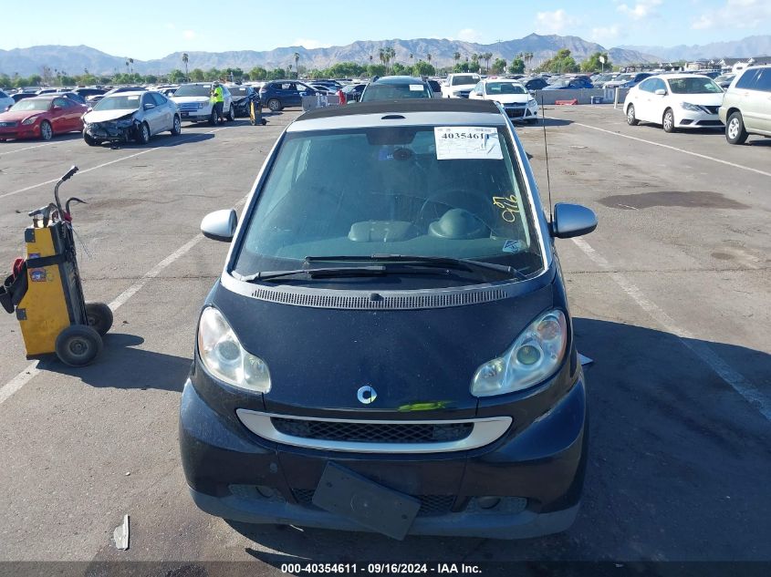 2008 Smart Fortwo Passion VIN: WMEEK31X08K187190 Lot: 40354611