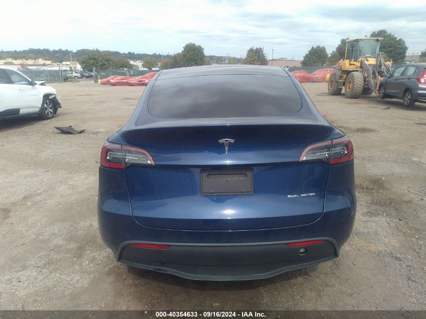 2020 Tesla Model Y Long Range Dual Motor All-Wheel Drive VIN: 5YJYGDEE9LF026824 Lot: 40354633