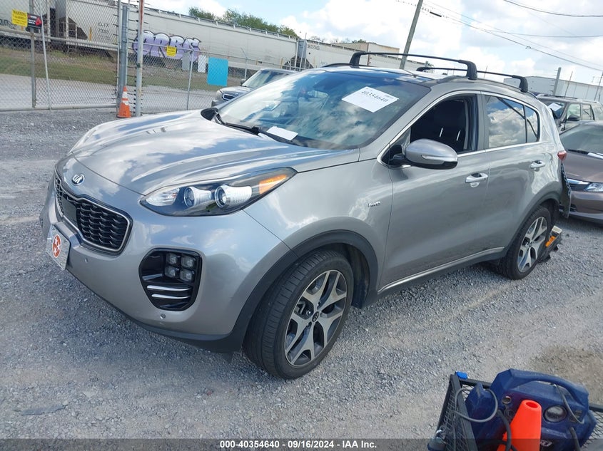 VIN KNDPRCA67K7616345 2019 KIA SPORTAGE SX TURBO