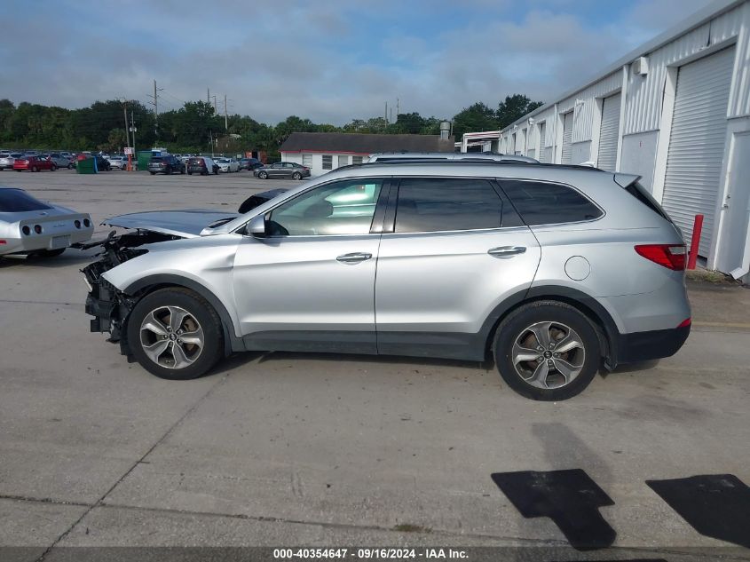 2016 Hyundai Santa Fe Se VIN: KM8SMDHF3GU134996 Lot: 40354647