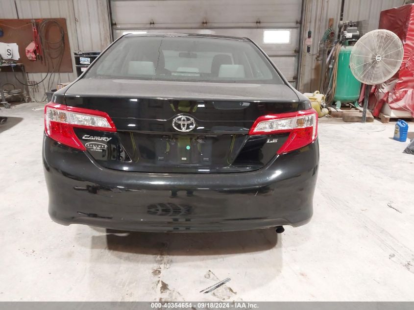 2012 Toyota Camry Se/Le/Xle VIN: 4T4BF1FKXCR190183 Lot: 40354654