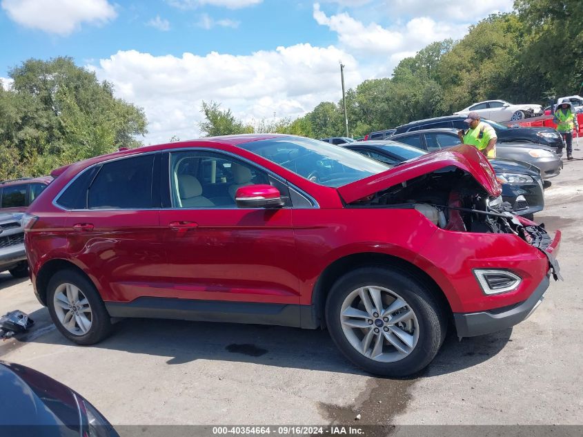 2016 Ford Edge Sel VIN: 2FMPK4J88GBC37120 Lot: 40354664