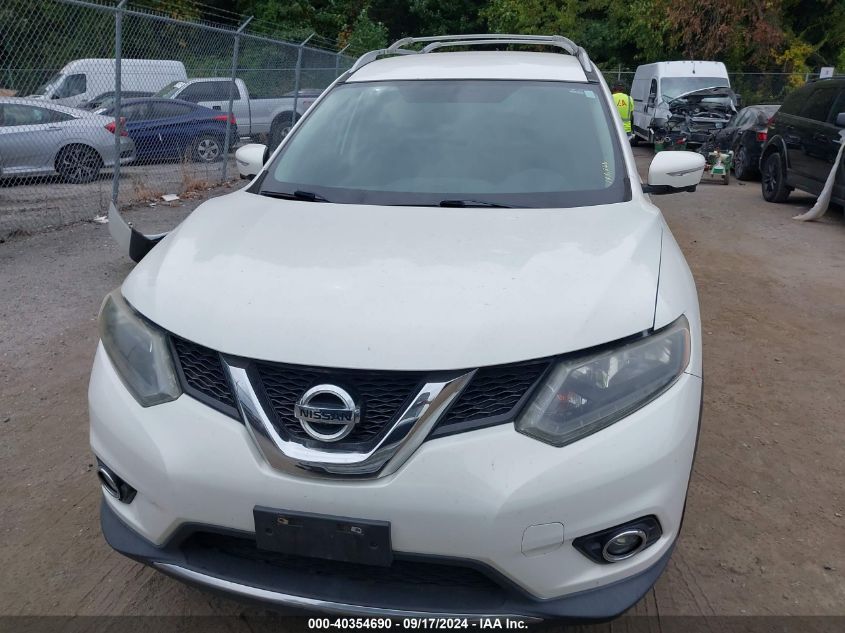 2014 Nissan Rogue Sl VIN: 5N1AT2MVXEC785125 Lot: 40354690