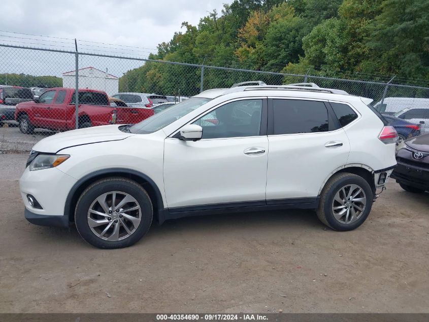 2014 Nissan Rogue Sl VIN: 5N1AT2MVXEC785125 Lot: 40354690