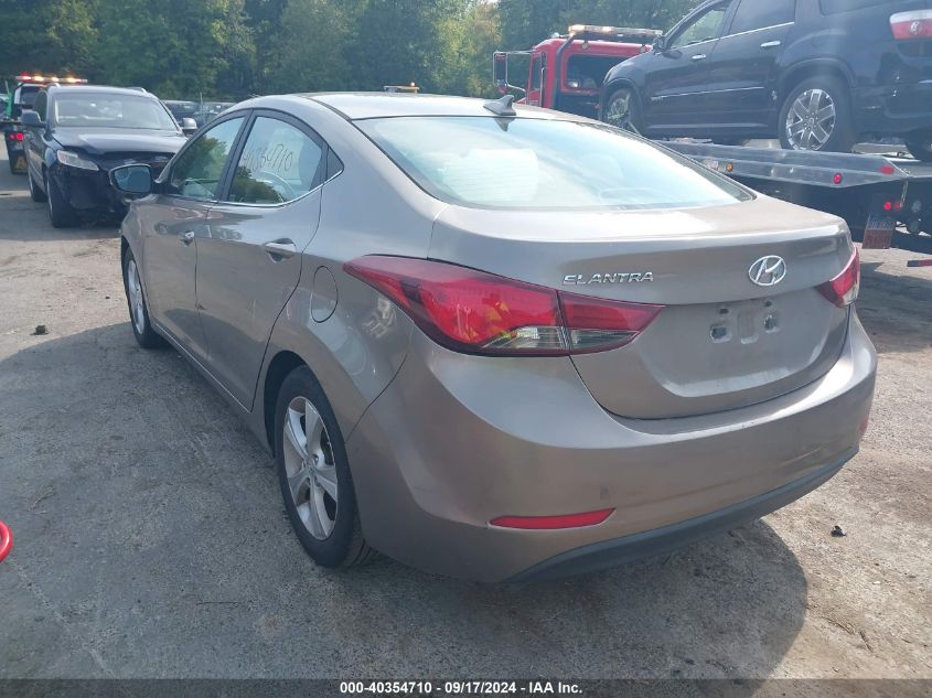 2016 Hyundai Elantra Value Edition VIN: 5NPDH4AE5GH775144 Lot: 40354710