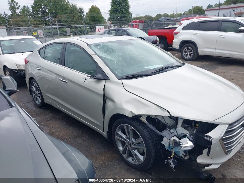 2017 Hyundai Elantra Limited VIN: KMHD84LF8HU355399 Lot: 40354726