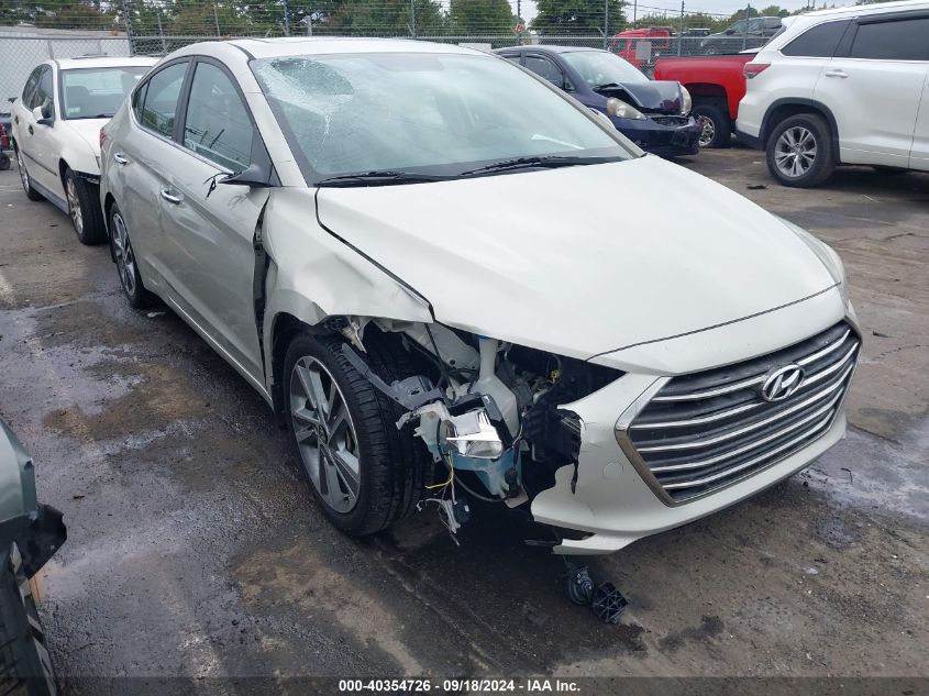 2017 Hyundai Elantra Limited VIN: KMHD84LF8HU355399 Lot: 40354726