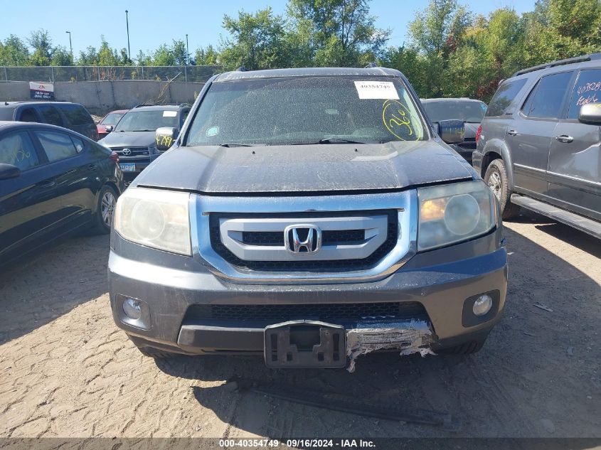 2011 Honda Pilot Ex-L VIN: 5FNYF4H51BB086996 Lot: 40354749