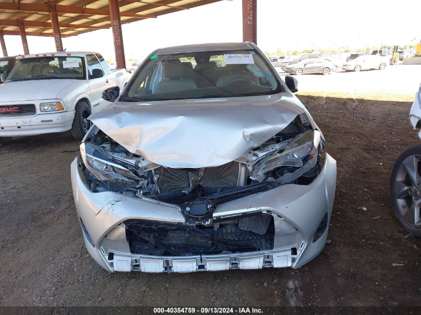 VIN 2T1BURHE6JC011805 2018 TOYOTA COROLLA LE