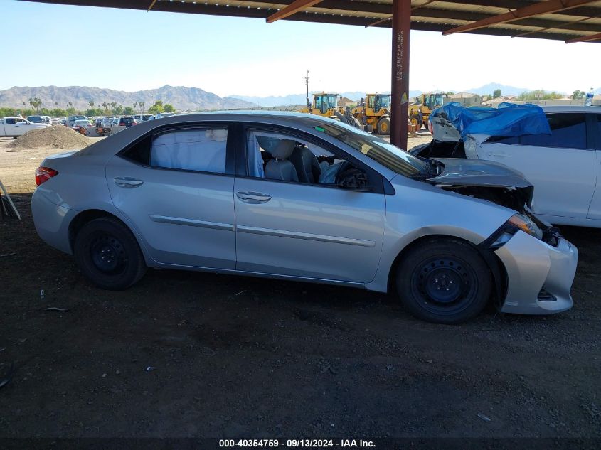 2018 Toyota Corolla Le VIN: 2T1BURHE6JC011805 Lot: 40354759