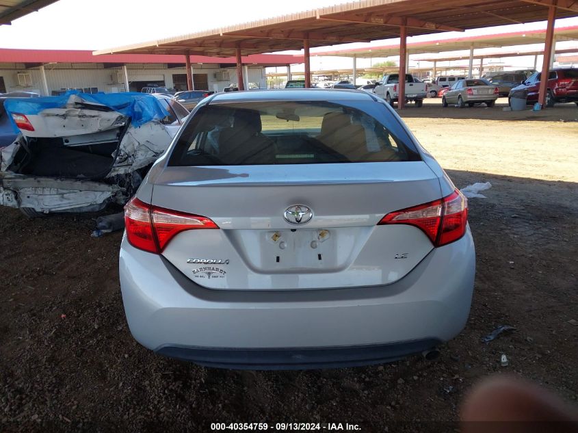 2018 Toyota Corolla Le VIN: 2T1BURHE6JC011805 Lot: 40354759