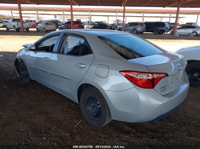 VIN 2T1BURHE6JC011805 2018 TOYOTA COROLLA LE