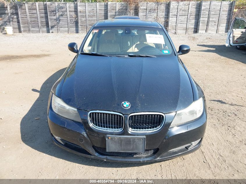 2011 BMW 328I xDrive VIN: WBAPK5C51BA654366 Lot: 40354794