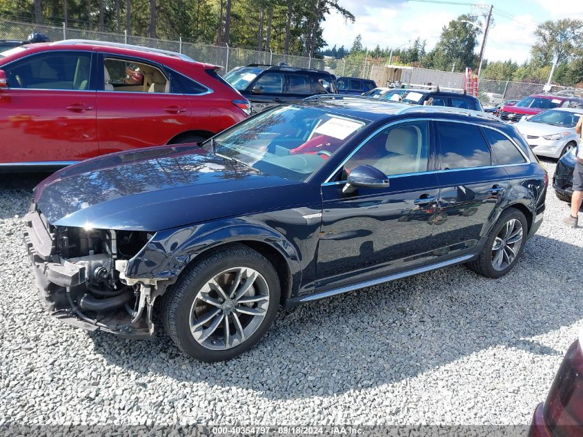 2018 Audi A4 Allroad 2.0T Premium/2.0T Tech Premium VIN: WA18NAF46JA203369 Lot: 40354797