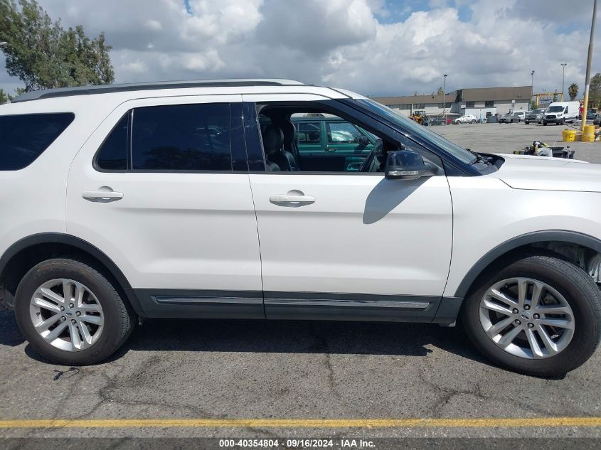 2017 Ford Explorer Xlt VIN: 1FM5K7D86HGA62252 Lot: 40354804