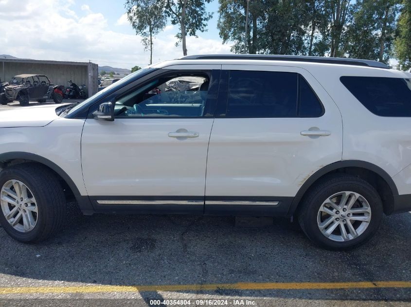 2017 Ford Explorer Xlt VIN: 1FM5K7D86HGA62252 Lot: 40354804