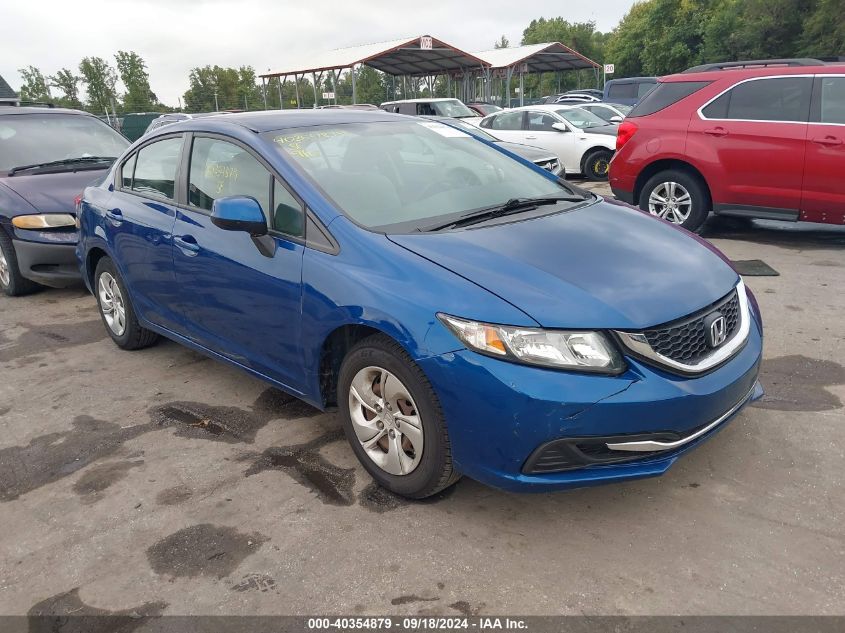 2013 Honda Civic Lx VIN: 19XFB2F53DE229725 Lot: 40354879