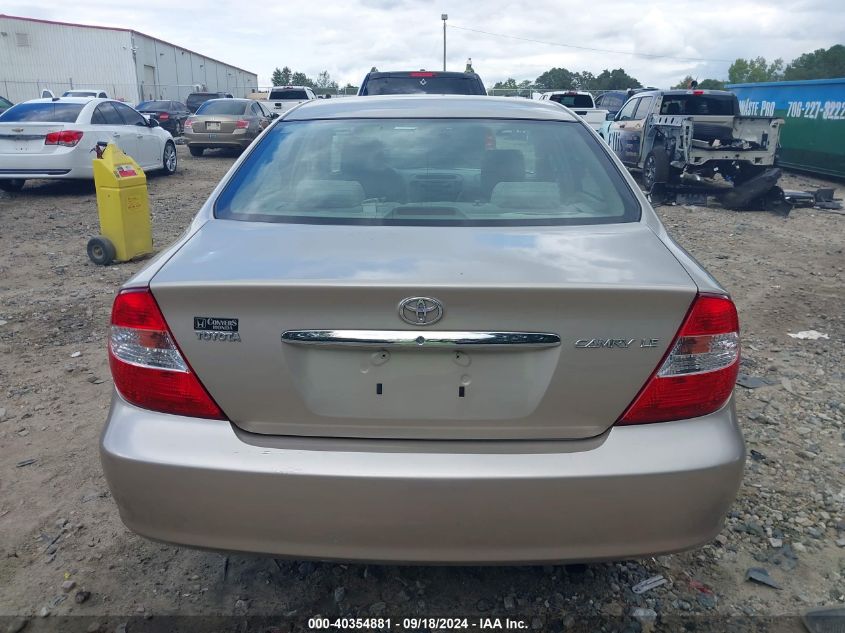 4T1BE32KX4U344617 2004 Toyota Camry Le