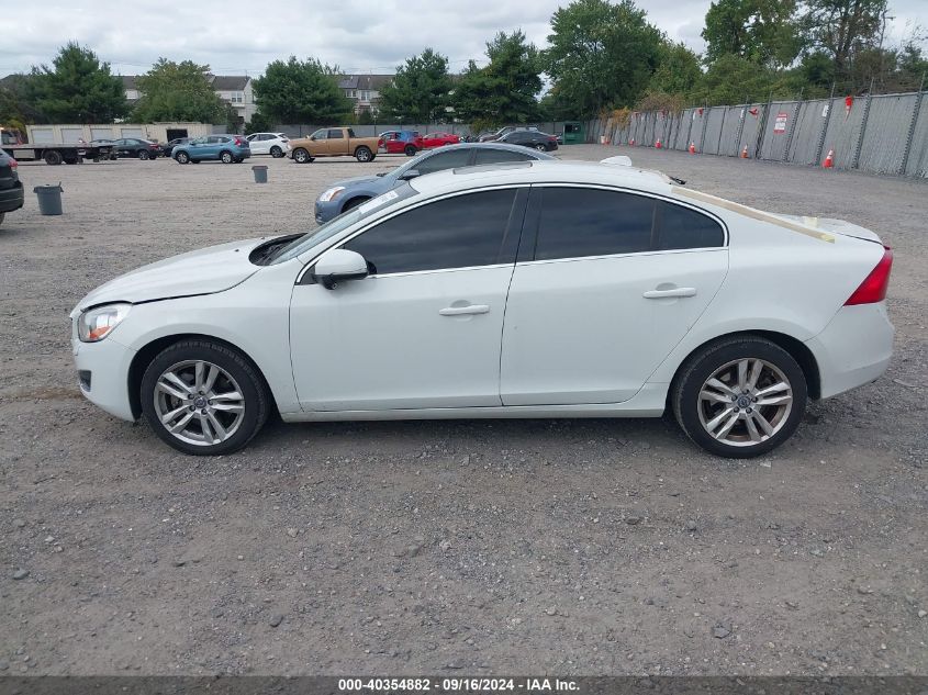 2012 Volvo S60 T5 VIN: YV1622FSXC2076322 Lot: 40354882