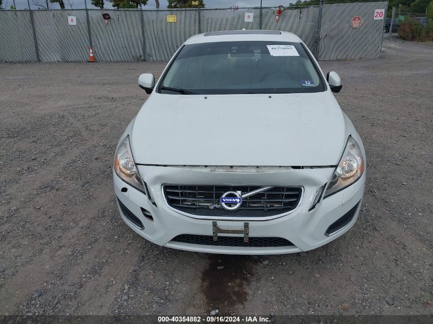 2012 Volvo S60 T5 VIN: YV1622FSXC2076322 Lot: 40354882