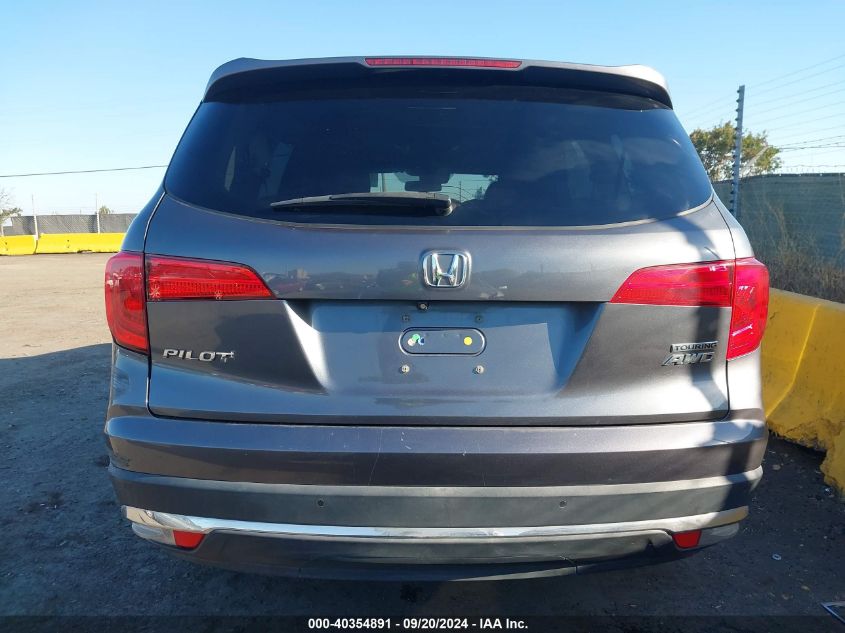 5FNYF6H94GB054744 2016 Honda Pilot Touring