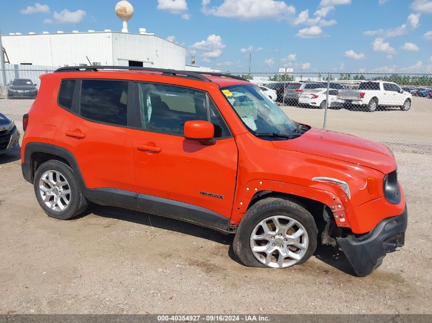 2017 Jeep Renegade Latitude Fwd VIN: ZACCJABB7HPE45811 Lot: 40354927