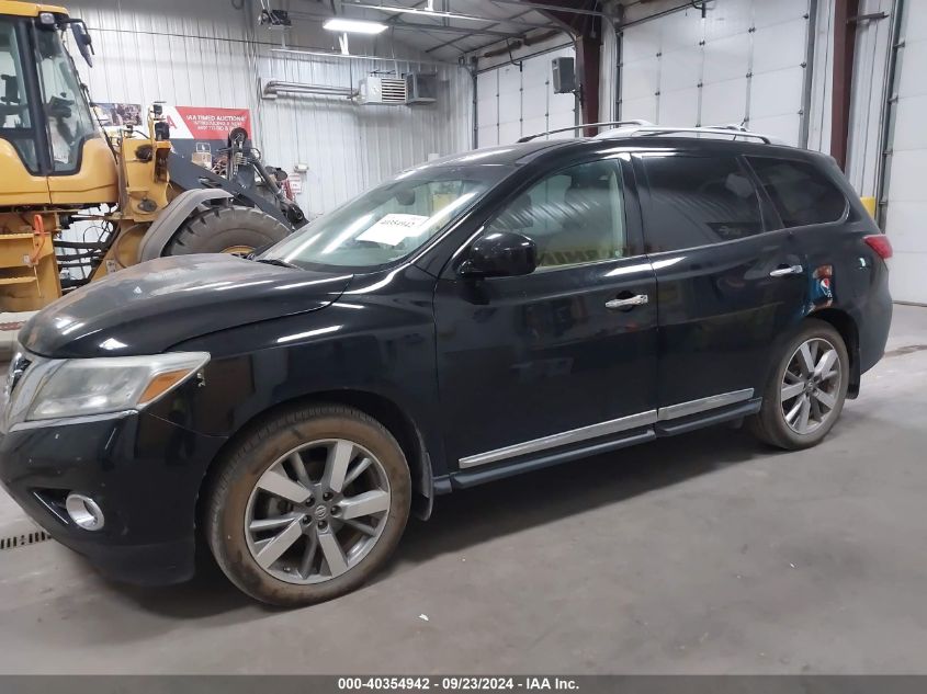 2014 Nissan Pathfinder S/Sv/Sl/Platinum VIN: 5N1AR2MNXEC665453 Lot: 40354942