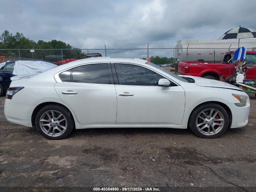 2014 Nissan Maxima 3.5 S/3.5 Sv VIN: 1N4AA5AP8EC461274 Lot: 40354950