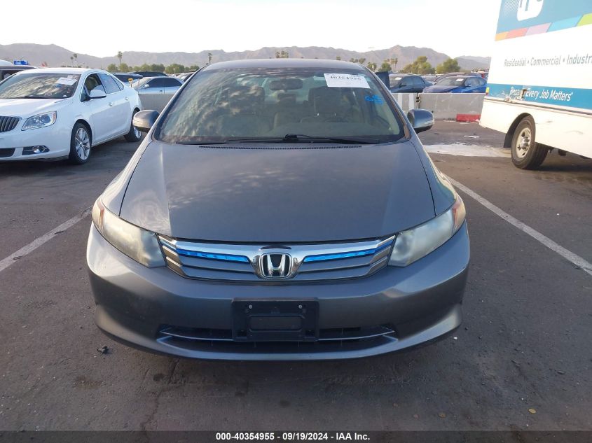 JHMFB4F30CS002335 2012 Honda Civic Hybrid