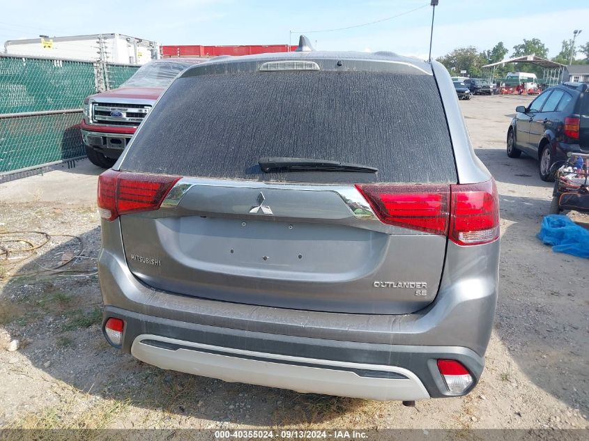 2019 Mitsubishi Outlander Se VIN: JA4AD3A34KZ043722 Lot: 40355024