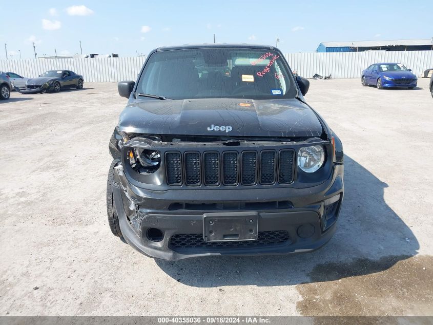 2020 Jeep Renegade Jeepster Fwd VIN: ZACNJAABXLPL72563 Lot: 40355036